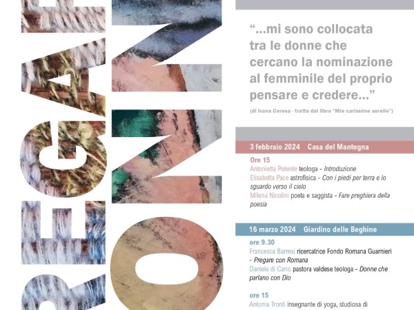 foto pricipale evento PREGARE DONNA - Come pregano le donne: pregare nella differenza